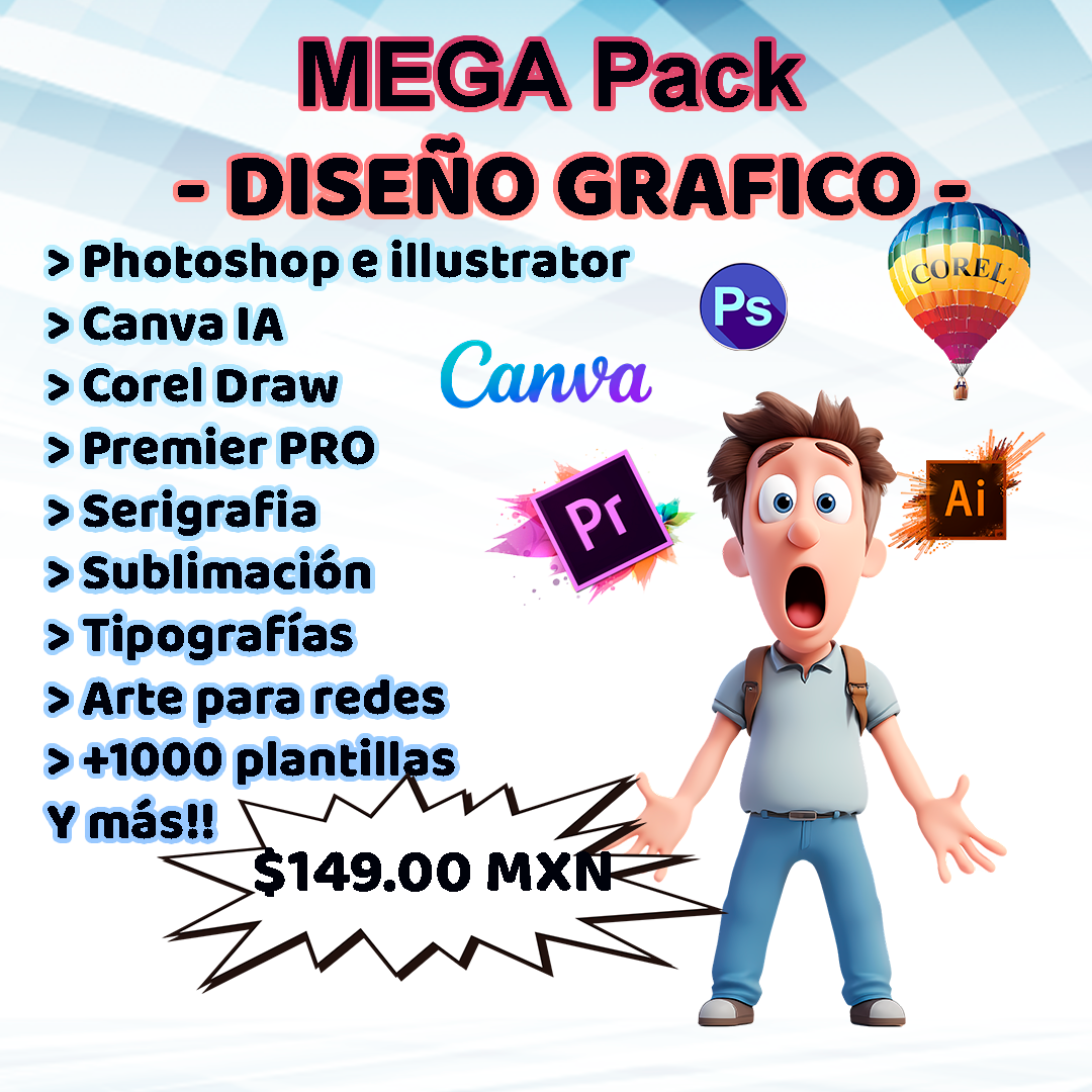 MEGA Pack - Diseño Gráfico